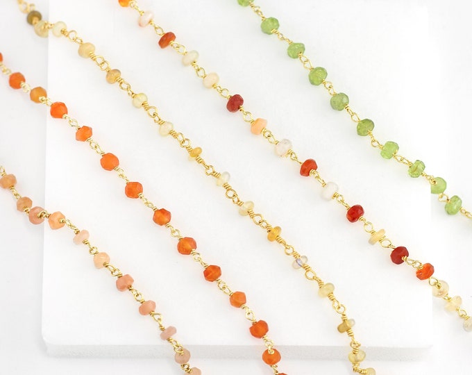 Orange Bead Choker, Carnelian Bead Necklace, Peridot Beaded Necklace, Fire Opal Gemstone Choker, Gold Choker Necklace, Gift for Best Friend