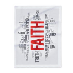 Faith-Inspired Fleece Blanket
