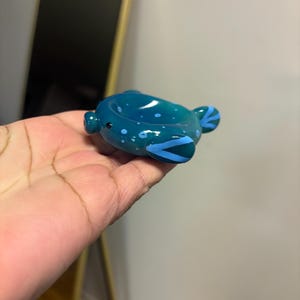 Under the sea themed puffer fish Worry Stone | Polymer Clay | Fidget | anxiety helper | all ages