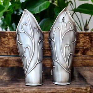 Handmade Medieval Bracers – Steel Arm Guards for Knights, LARP, Cosplay & Renaissance Faire Armor&quot;