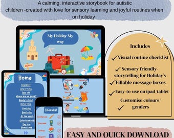 Sensory-Friendly Travel Planner for Autistic & Neurodivergent Children
