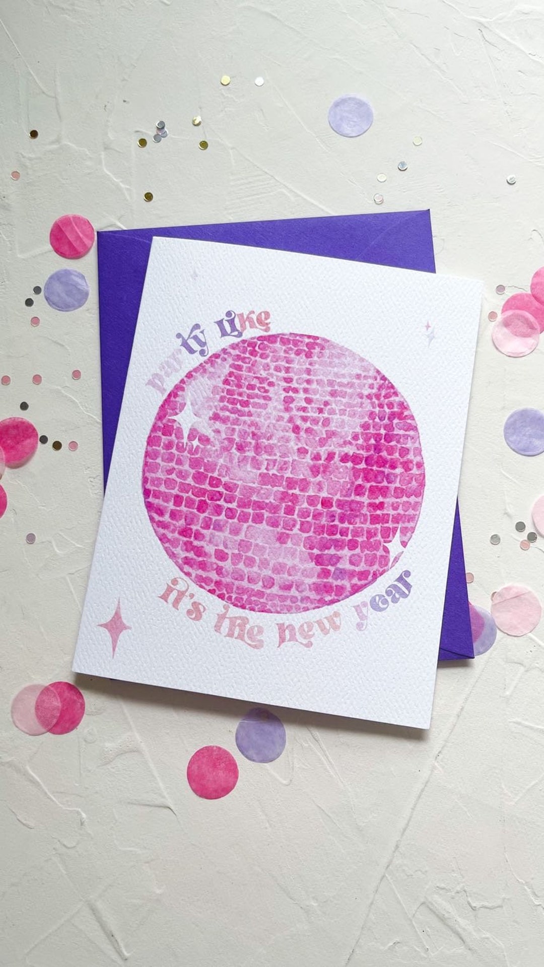 Pink disco balls Greeting Card for Sale by hgrasel