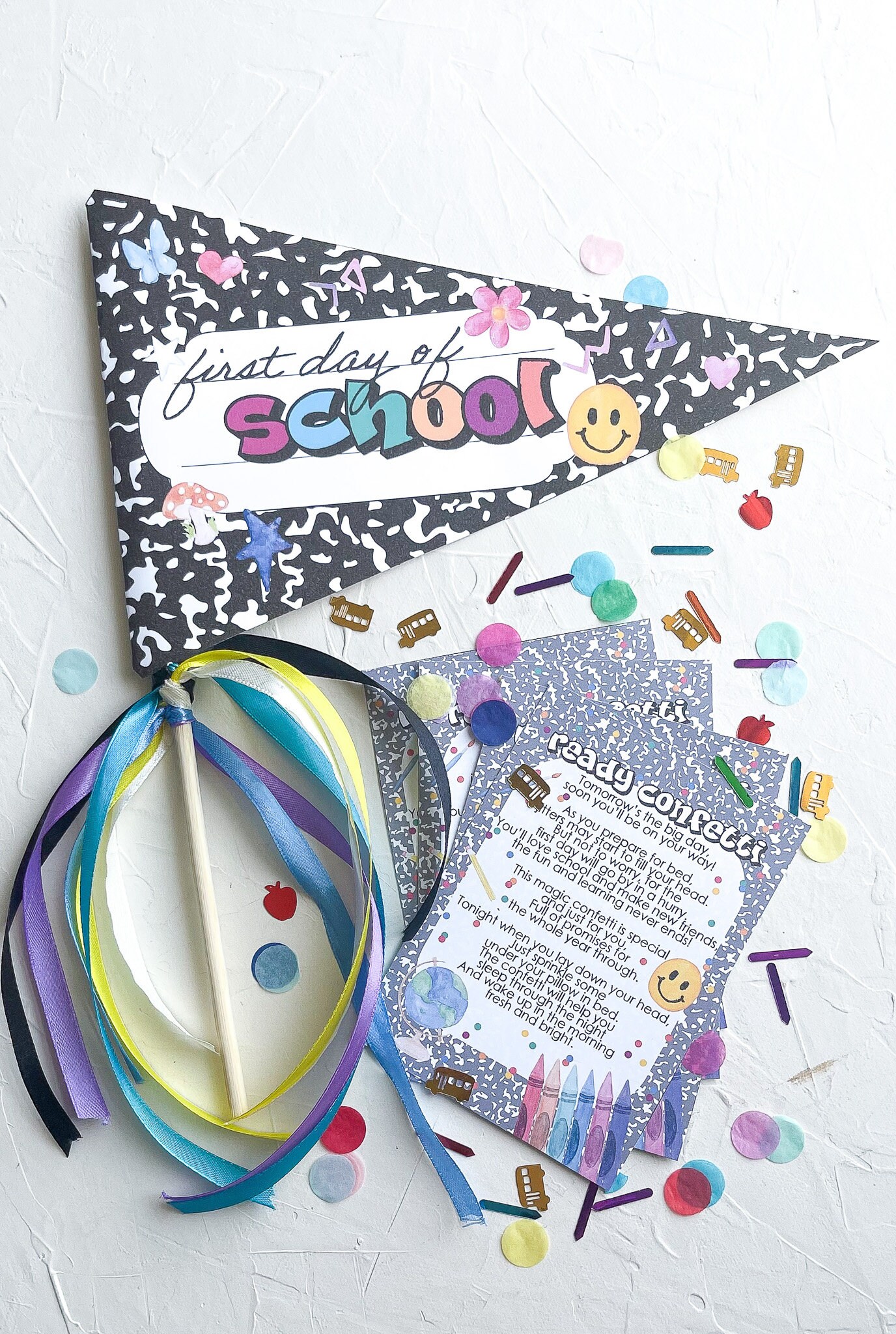 Printable Ready Confetti Jitter Glitter Back to School DIY Print at Printable Ready Confetti Jitter Glitter Back to School DIY Print at