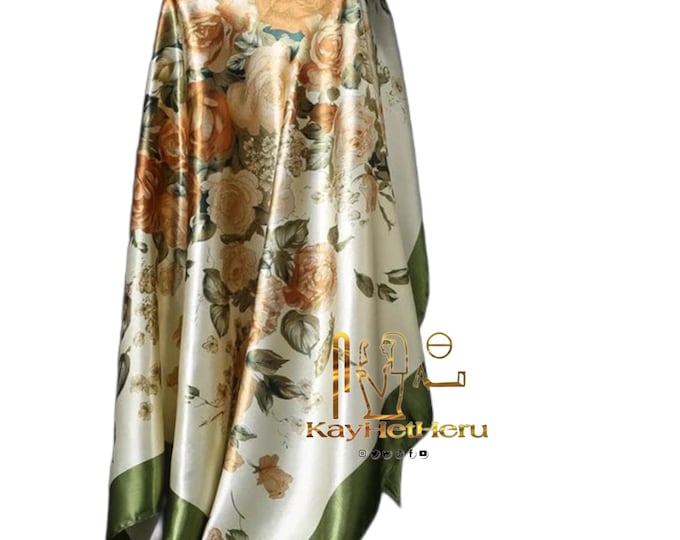 Autumn Scarf: Velvety Green- Versatile Style
