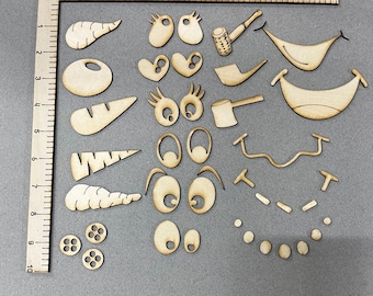 Snowman Face Assortment