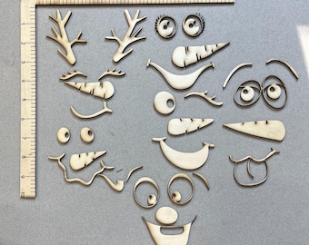 Snowman Face Assortment Style 2