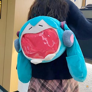 Soft Hatsune Miku Ita Plushie Anime Cosplay Bag