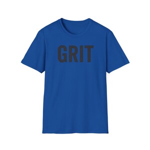 GRIT Unisex Softstyle T-Shirt, Resilient Graphic Tee, Motivational Shirt, Inspirational Apparel, Positive Vibes Top image 6