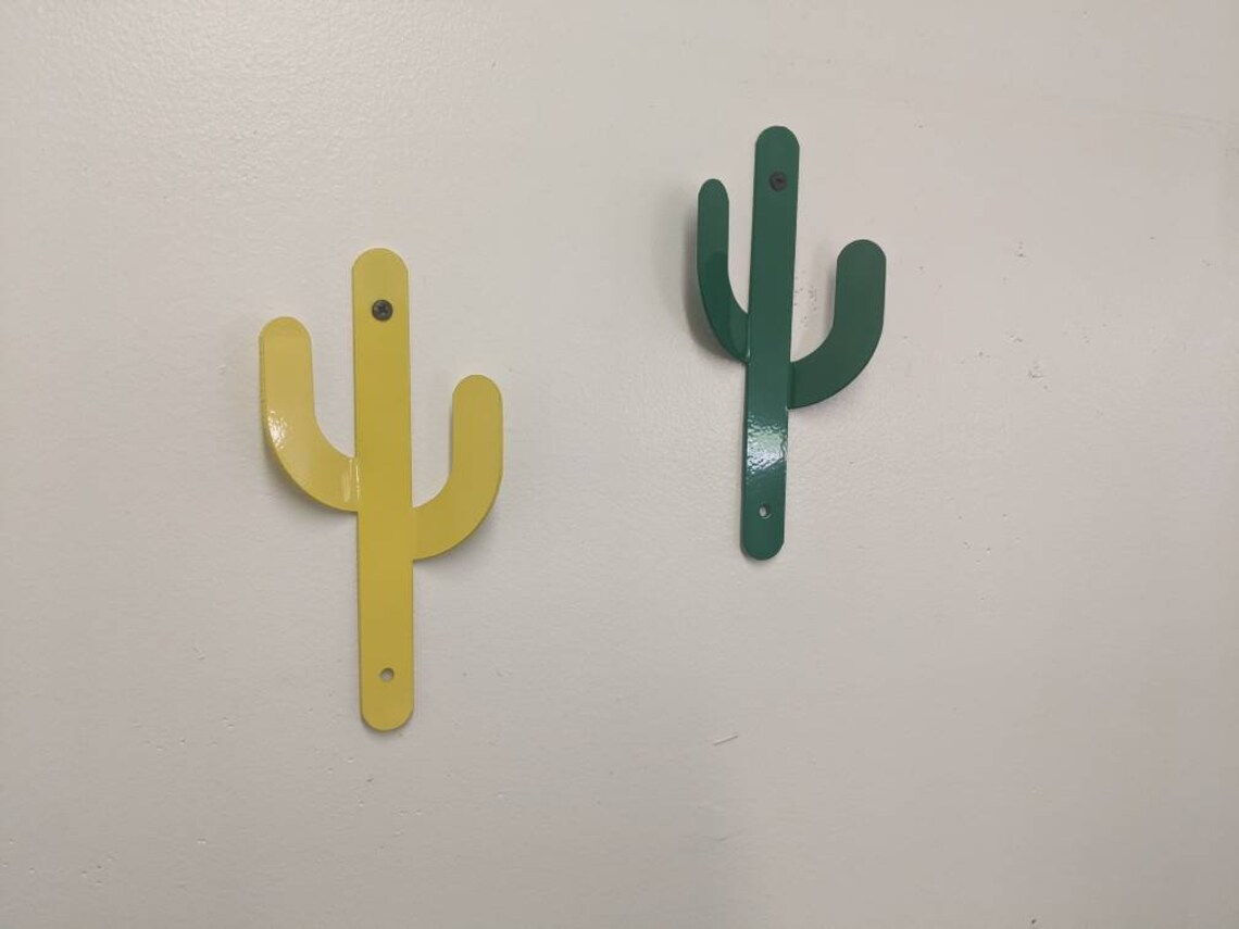 Metal Cactus Coat Hangers Hat Rack Coat Rack Wall Hangers Etsy