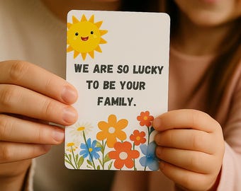 Kids Affirmation Cards: Positive Mindset, Coping Skills (Digital Download, PDF