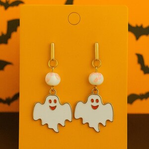 Ghost dangle earrings