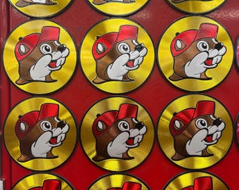 Calamita a forma di castoro di Buc-ee / Souvenir del Texas, decorazione da collezione
