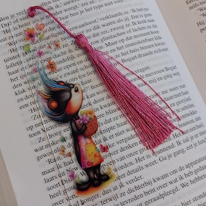 Handgemaakte Bladwijzer met Kwast – Origineel Cadeautje voor Boekenfans
