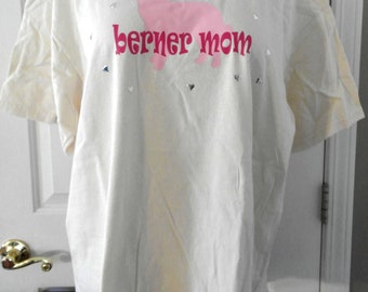 50% OFF Berner Mom Short Sleeve T-Shirt  with Bling-XL