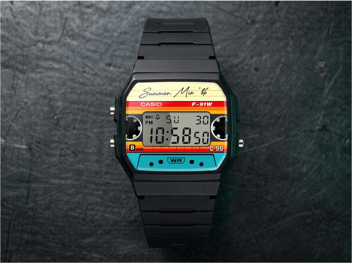 Casio 80s watch - Etsy 日本