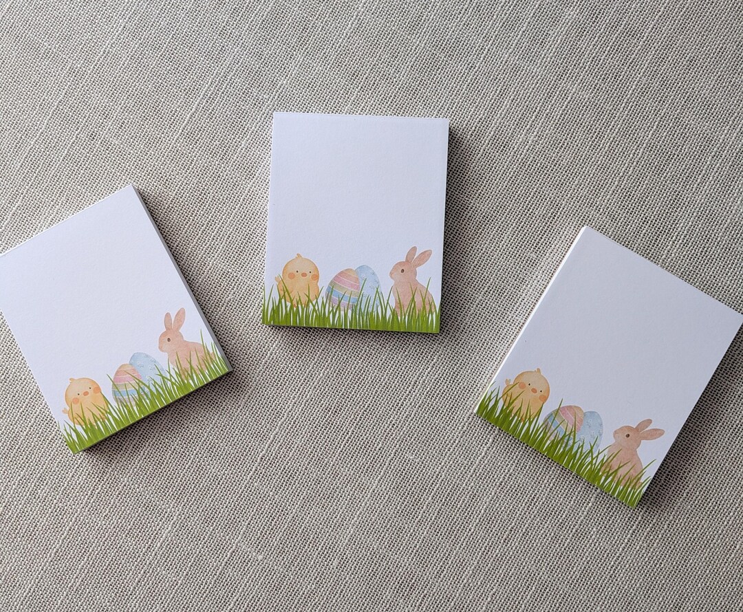 Easter Notepad Easter Notepad Set of 3 | Mini Easter Notepads | Gift Idea for Kids ...