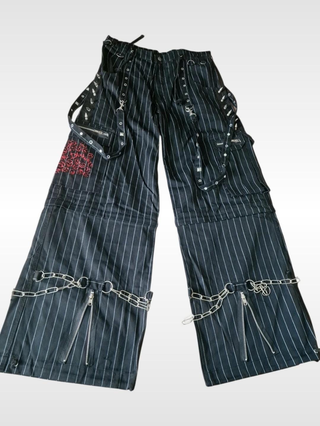 パンツ Backlash damage flare denim pants emo パンツ Backlash