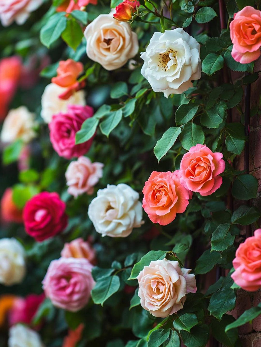 Mixed Color Climbing Rose Seeds, Multi-color Wall Rose Seeds, Fragrant ...