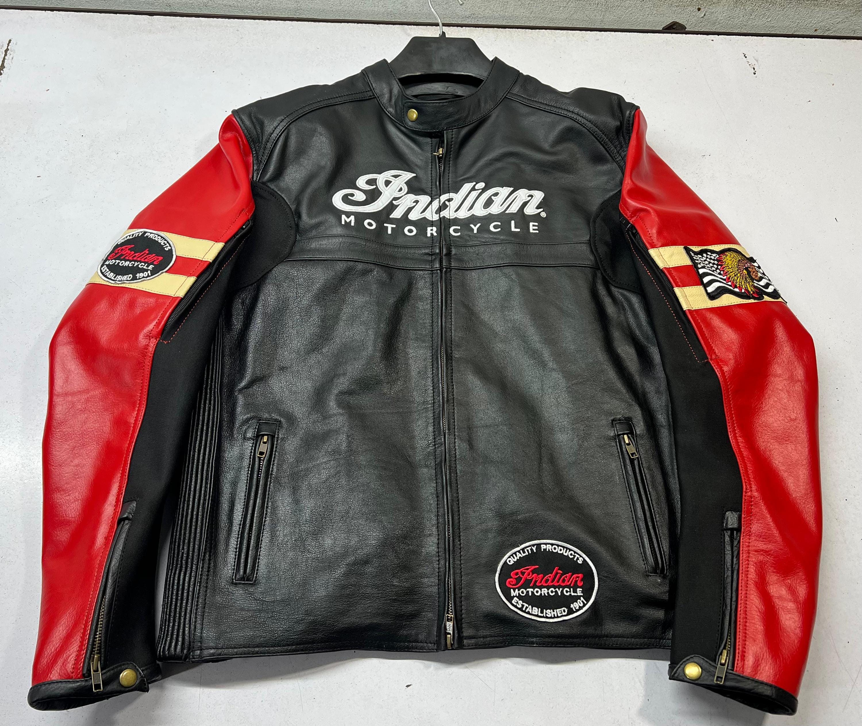 Leather Jacket Indian Motorcycle Ropa Indian Motorcycle Jacket España