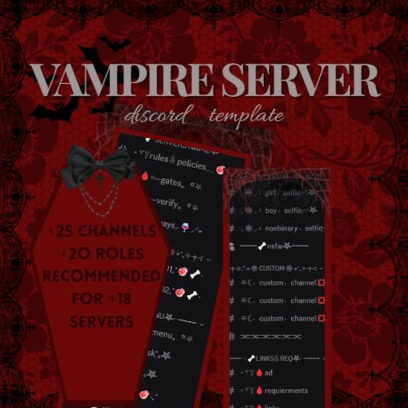 Discord Goth Template Etsy discord-goth-template-etsy
