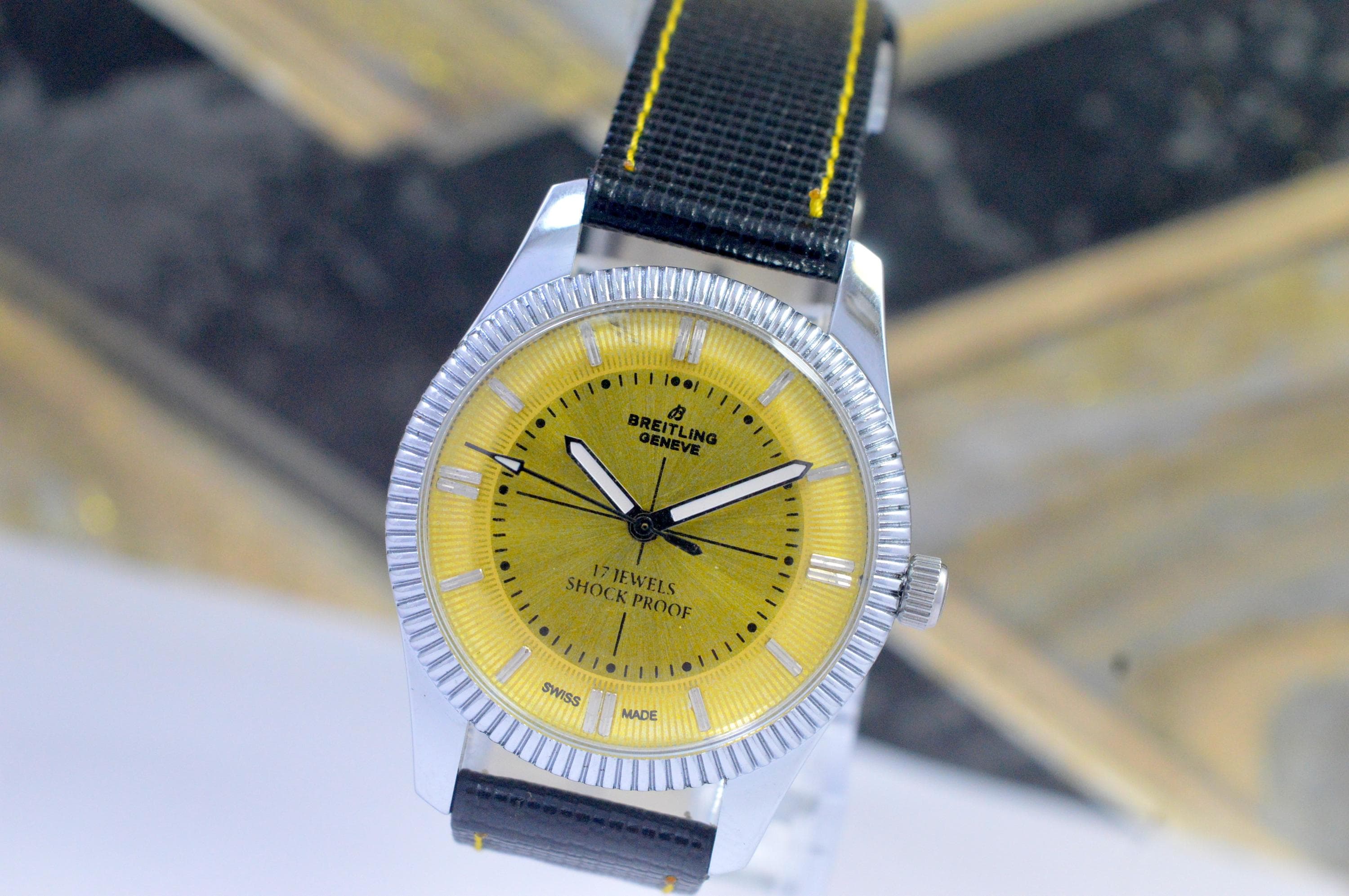 BREITLING 1884 イエロー/ブラック モデル Breitling 1884 Chronographe Watch 18K Yellow Gold & SS w