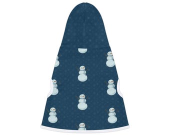 Snowman Pet Hoodie