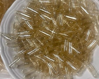 Capsule Connection USA FREE SHIPPING 1,000 Empty Clear Gelatin Capsules, "00"
