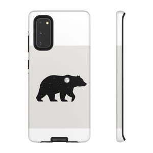 Galaxy Bear Phone Case, Tough Cases for Animal Lovers, Nature Gift, Galaxy Art, Phone Accessory