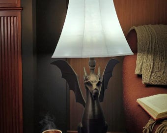 Dragon Table Lamp - Fantasy Decor