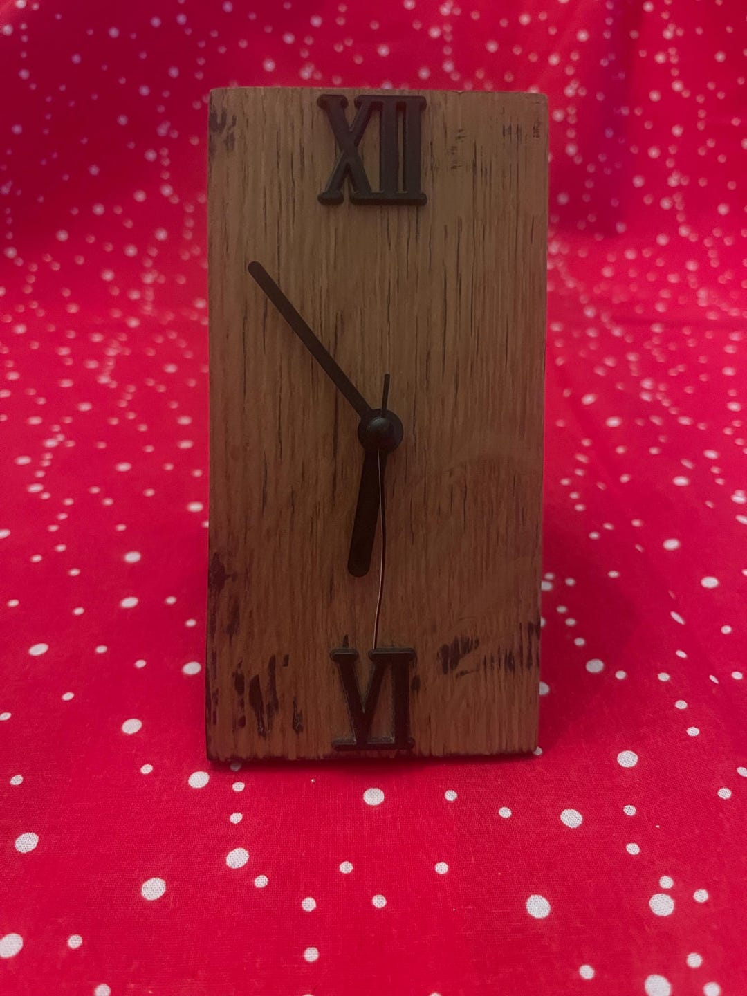 Stave Clock Hand Made Oak Cask Stave Desk Clock - Etsy