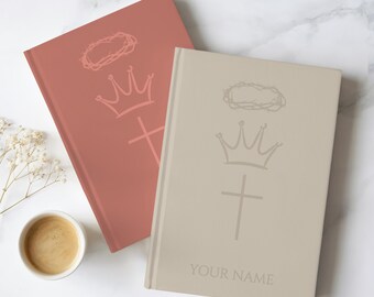 Custom Journal, Hardcover, Writing, Baptism Gift