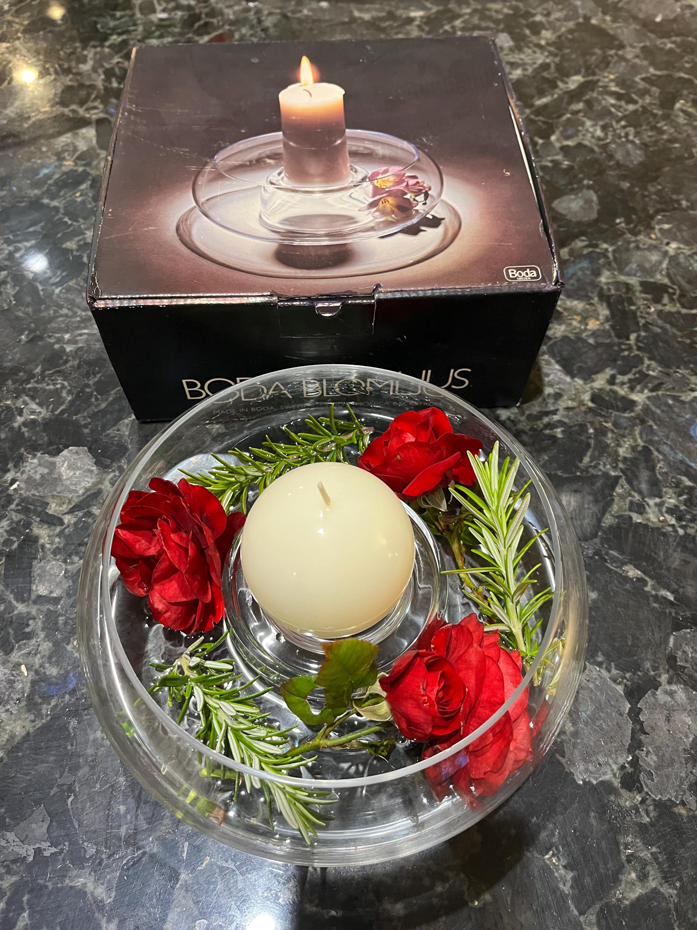 美品 コスタボダ モニカ バックストロム ガラスオブジェ 花器 北欧雑貨