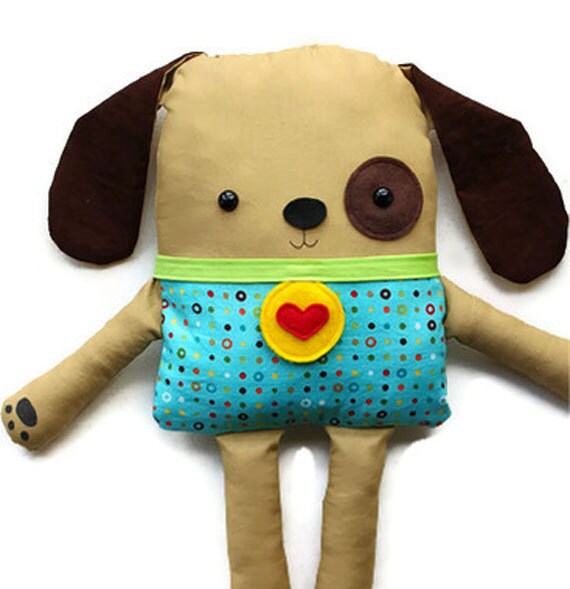 Items similar to Dog Sewing Pattern Toy Dog Softie Doll PDF Sewing