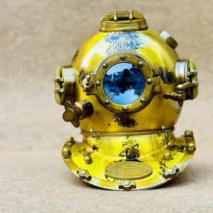 Boston Scuba Divers Helmet | U.S Navy Mark V Diving Helmet | Nautical Deep Sea Divers Helmet