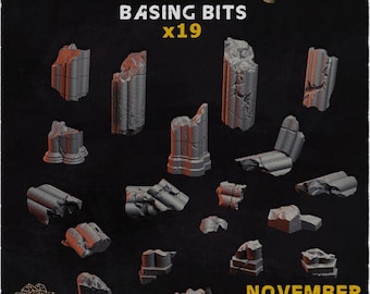 Ciudad Imperio en Ruinas - Taller Zabavka - Restos dispersos de resina impresos en ruinas - Noviembre 2024