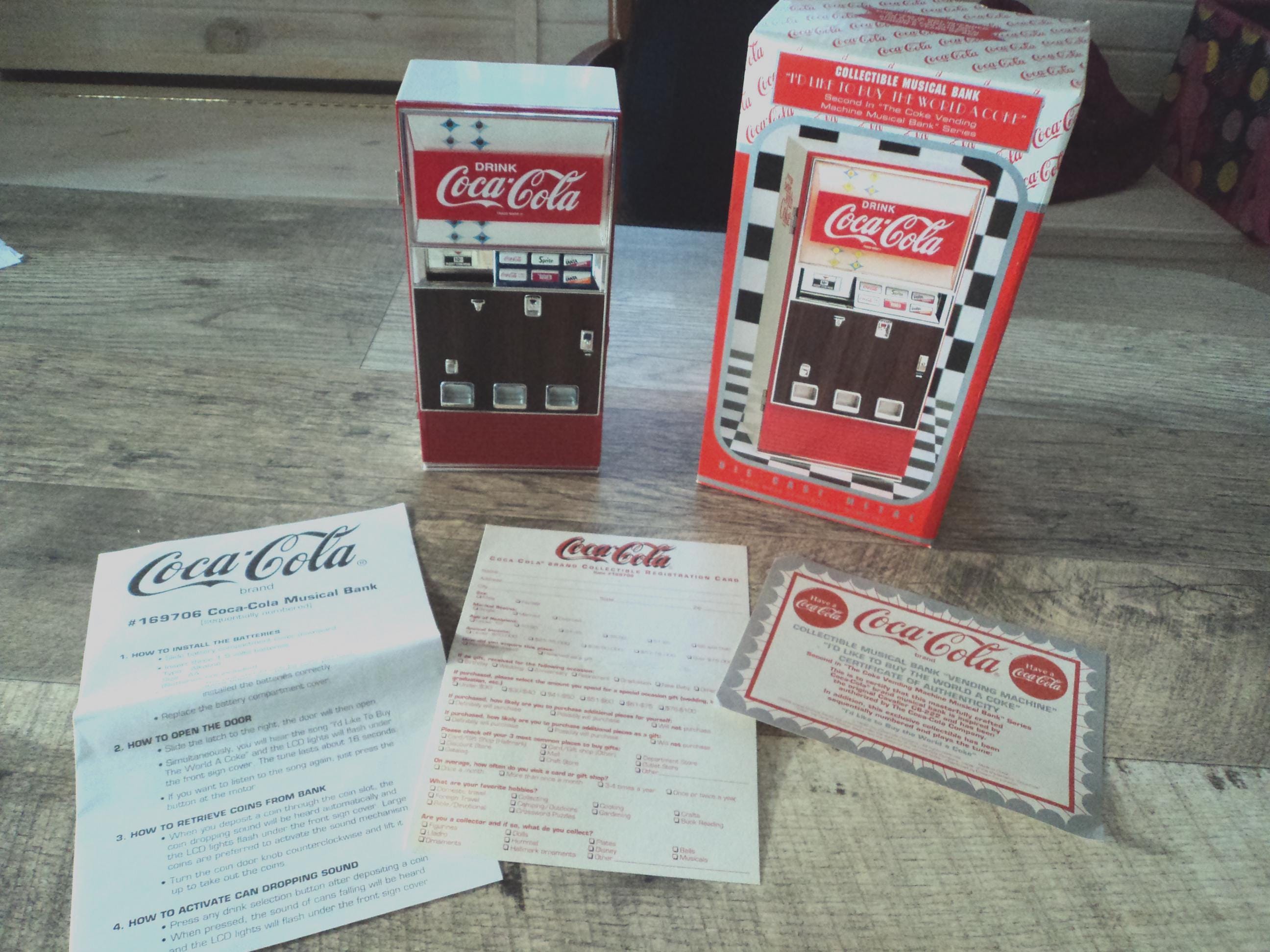 Coca Cola Musical Bank - Etsy
