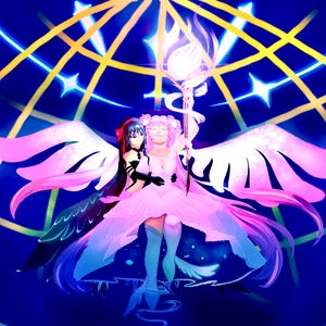 Puella Magi Madoka Magica Anime Art Print, Colorful wall art poster, decor, Anime, geek culture, room decor