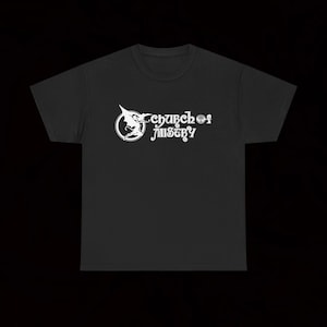 T-shirt med logotyp från Church Of Misery, Doom Rock, Sludge Metal, Punk, Vintage, Bongzilla, Weedeater, Belzebong Cathedral, Burning Witch, Elder Grief, Fistula
