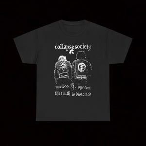 Collapse Society, gruppo hardcore giapponese, maglietta, Crust Punk, rumore, garza, Framtid, Gism, Disvela, battaglia, disarma, vita, tristezza, crema labbra Zyanose