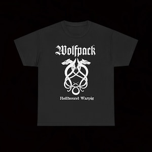 Camiseta Wolfpack Hellhound Warpig Crust Punk Hardcore Vintage Wolfbrigade Driller Killer Victims Skitsystem Tragedy From Ashes Rise Avskum