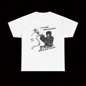D-Clone / Nerveskade Obscene Noize Violence T-Shirt Crust Punk Hardcore