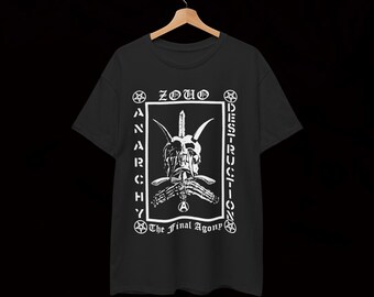 Zouo The Final Agony T Shirt Crust Punk Hardcore Vintage G.I.S.M. Death Side Crucifix The Clay Capitalist Casualties Icons Of Filth Sexual