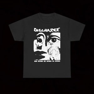 Ontlading Hoor niets Zie niets Zeg niets T-shirt hardcore D-Beat Crust Punk