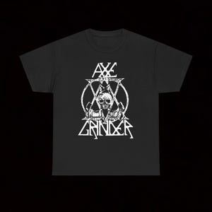 Axegrinder Logo T Shirt Crust Punk Vintage Hardcore War//Plague Skaven Antisect Misery Cryptic Slaughter Alement Life Destroy! Amebix Hiatus