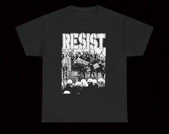 Resist Band T Shirt Crust Punk Vintage Hardcore Brother Inferior Axiom Kakistocracy Homomilitia Active Minds Toxic Narcotic Code 13 Mankind?
