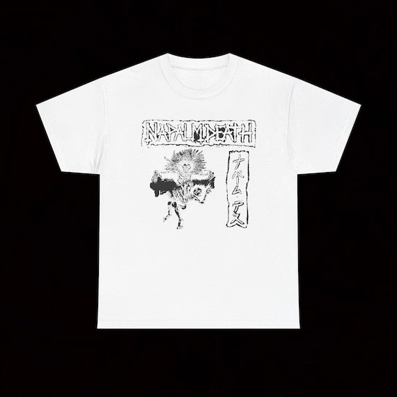 Napalm Death S.O.B. Split T-shirt Grindcore Crust Punk Vintage