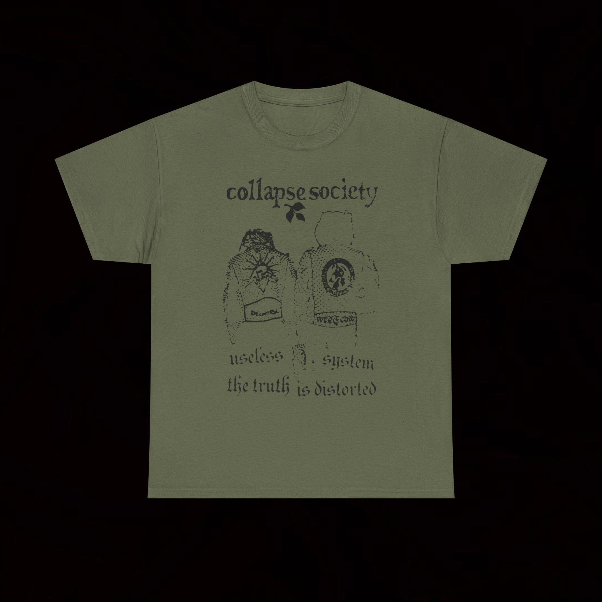 Crust Collapse Society Tシャツ crust collapse Punk Gloom - society 