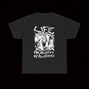 Life The Master Of Darkness T Shirt Crust Punk Vintage Hardcore Defector Abraham Cross Framtid Crocodile Skink Reality Crisis Gloom Effigy