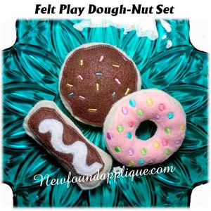 Filtlekmat Donut Set Broderimaskin Designs