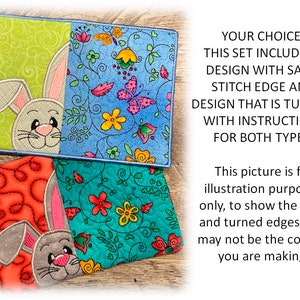 In The Hoop Peeking Kitty Coaster 5x7 Embroidery Machine Design image 8
